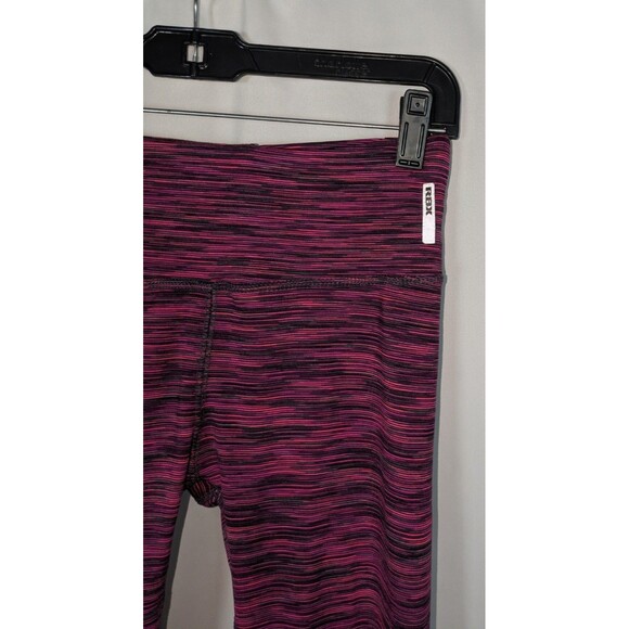 RBX Leggings S Women's Pink Space Dyed Pull On Hidden Pocket Ankle Workout Gym - Picture 2 of 6